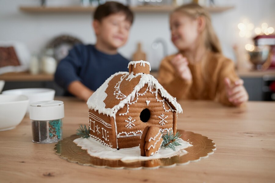 prebuilt gingerbread houses